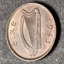 Ireland 1943 Fantastic Farthing coin with Luster Image 6