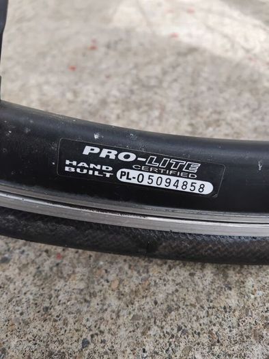 pro lite carbon fibre bike hand build