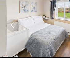Bed frame with pull out storage