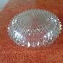 Cut Glass Bowl with Silver Trim for Sale Image 3