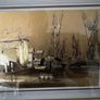 Vintage Gold Foil Print - "Billingsgate" After Whistler (Framed, 46.5 x 31.5 cm) Image 2