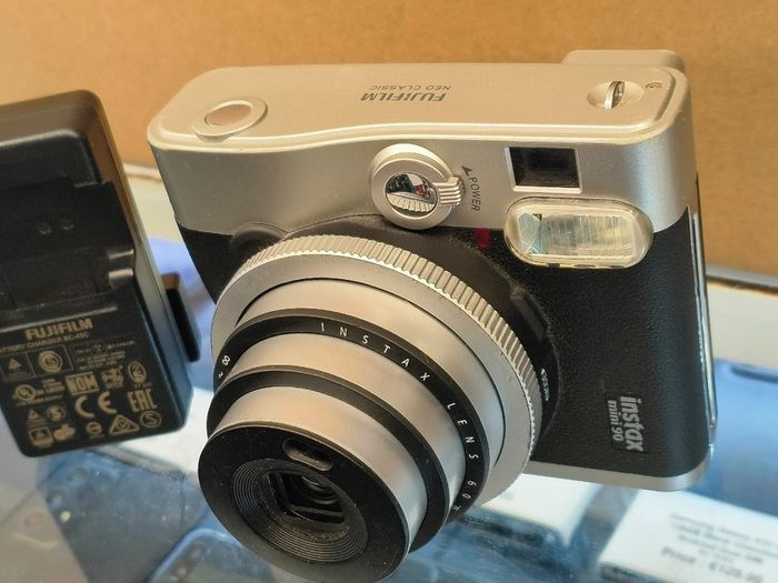 Fujifilm instax Mini 90 Neo Classic Instant Camera Black/ Silver