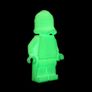 LEGO Clone Trooper Unreleased Star Wars Prototype Glow In The Dark Colour Monochrome Minifigure Extremely Rare And Hard To Find Image 3
