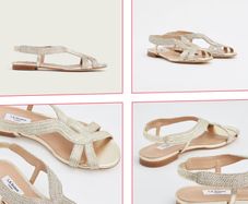 L.K. Bennett Renee Gold Lurex Rope Sandals - Size 40 (Small Fit)