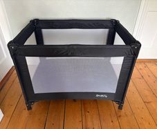 Red Kite Sleeptight Travel Cot + Baby Elegance Eco Fibre Mattres