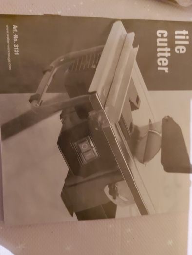 Powercraft 600W Electric Tile Cutter Model TC 180 11, as new, never used and in excellent condition