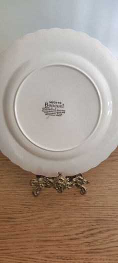 Vintage Myotts Bouquet Plates -Franciscan English Transferware China - Dinner 10 inch