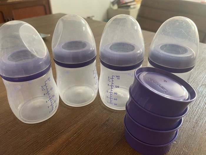 Brand new lasinoh teets, storage bags for baby bottle feeding, combination feeding