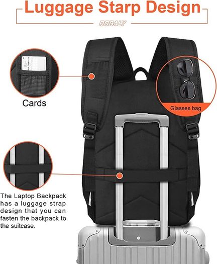 Anti-Theft Laptop Backpack Business Travel Backpack Bag with USB Charging Port Lock,Water Resistant College School Computer Rucksack Work Backpack for Mens Womens Fits 15.6 Inch Laptop (FREE POSTAGE)
