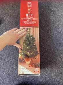 2ft pre lit Christmas tree