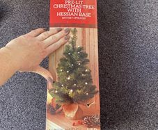 2ft pre lit Christmas tree