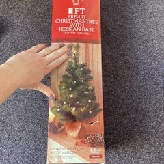 2ft pre lit Christmas tree