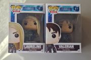 Funko Pop Valerian and the City of a Thousand Planets 437 and 438 Valerian and Laureline Bundle