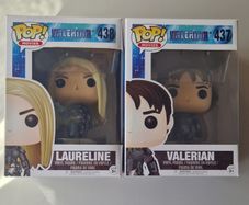 Funko Pop Valerian and the City of a Thousand Planets 437 and 438 Valerian and Laureline Bundle