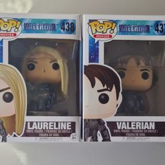 Funko Pop Valerian and the City of a Thousand Planets 437 and 438 Valerian and Laureline Bundle