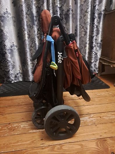 joie pram and foot muff