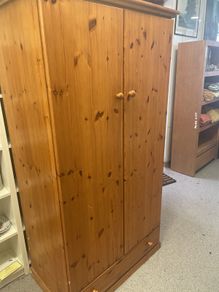 pine wardrobe