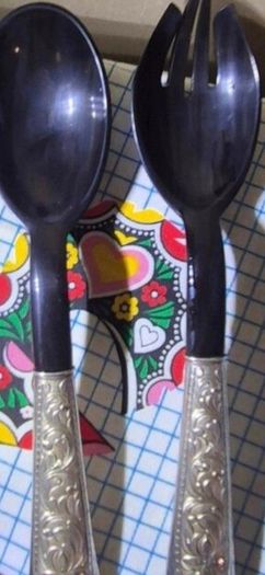sterling silver salad spoons