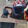Motocross helmet and goggles Image 7