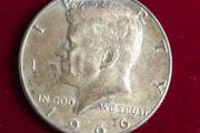Vintage Half Dollar, Kennedy Half Dollar, 1966