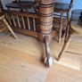 Beautiful solid mahogany extendable dining table and 6 chairs Image 6