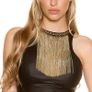 CropTop_leather_look_with_deco_chain_ Image 3
