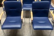 Office Chairs x 8 (Blue)