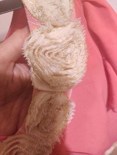 Daisy May pink knee length lovely dress size UK16 EU44 Postage included