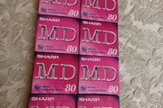 Minidiscs - Sharp 80 Minute Discs.