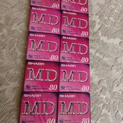 Minidiscs - Sharp 80 Minute Discs.