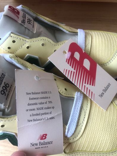 New Balance 996 Made in USA Teddy Santis Trainers UK 7.5 Brand New In Box