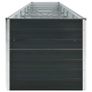 Garden Raised Bed Galvanised Steel 480x80x77 cm Anthracite Image 3