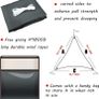 Sun Shade Sail Waterproof Outdoor Garden Patio Party Sunscreen Awning 2x2x2m Triangle Canopy 98% UV Block with Free Rope, Grey Image 2