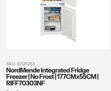 Nordmende integrated fridge freezer