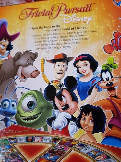 Rare Trivial Pursuit Disney Board Game By Parker Hasbro 2005