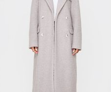 Light grey maxi coat, brand NEW, size 12