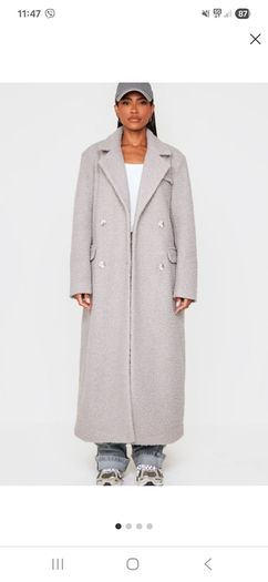 Light grey maxi coat, brand NEW, size 12