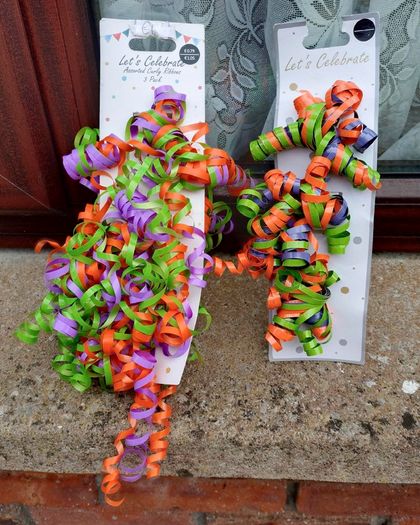 3 Lots Of Curly Party Ribbons (new).
