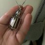 Sparkling pendant necklace in silver tone Image 3