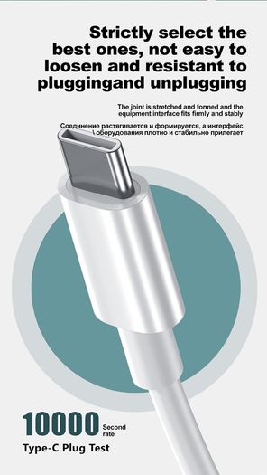 Type-C to Type-C Data Cables (1.5 M)