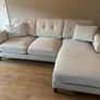 Modern Light Grey Chaise Sofa Image 2
