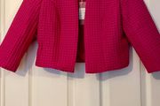 Marc Angelo -  Pink Jacket  - Cropped - New with Tags - Size 12