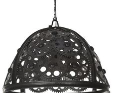 Industrial Ceiling Lamp in Chain Wheel Design 65 cm E27