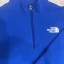 The North Face Blue 1/4 Zip Fleece (size: boys XXL) Image 3