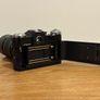 Film Camera Zenit-E with Hanimex 200mm Lens Image 2