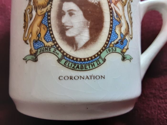 coronation mug 1953
