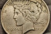 USA United States Silver 1922 1 Dollar  Peace Dollar
