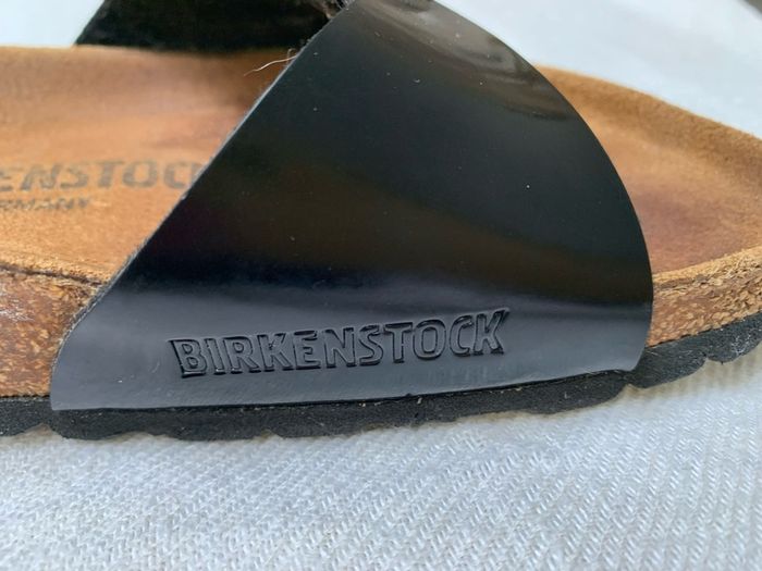 Birkenstock Black Patent Madrid mules