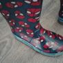 Spiderman light up Wellies Image 2