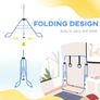 Foldable Kids Gymnastics Bar w/ Non-Slip Mats, for 3+ Years Image 5